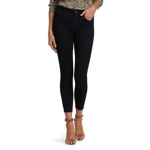 L’Agence Margot High Rise Skinny Jeans in Noir
